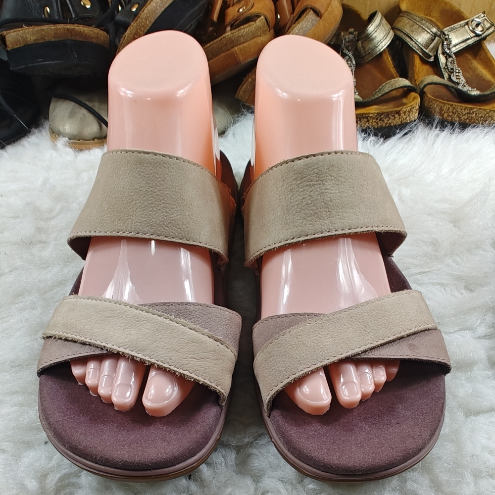 Johnston & Murphy Snake Print Leather + L.L. Bean Purple Slides  Bundle Size 8 - Picture 2 of 10